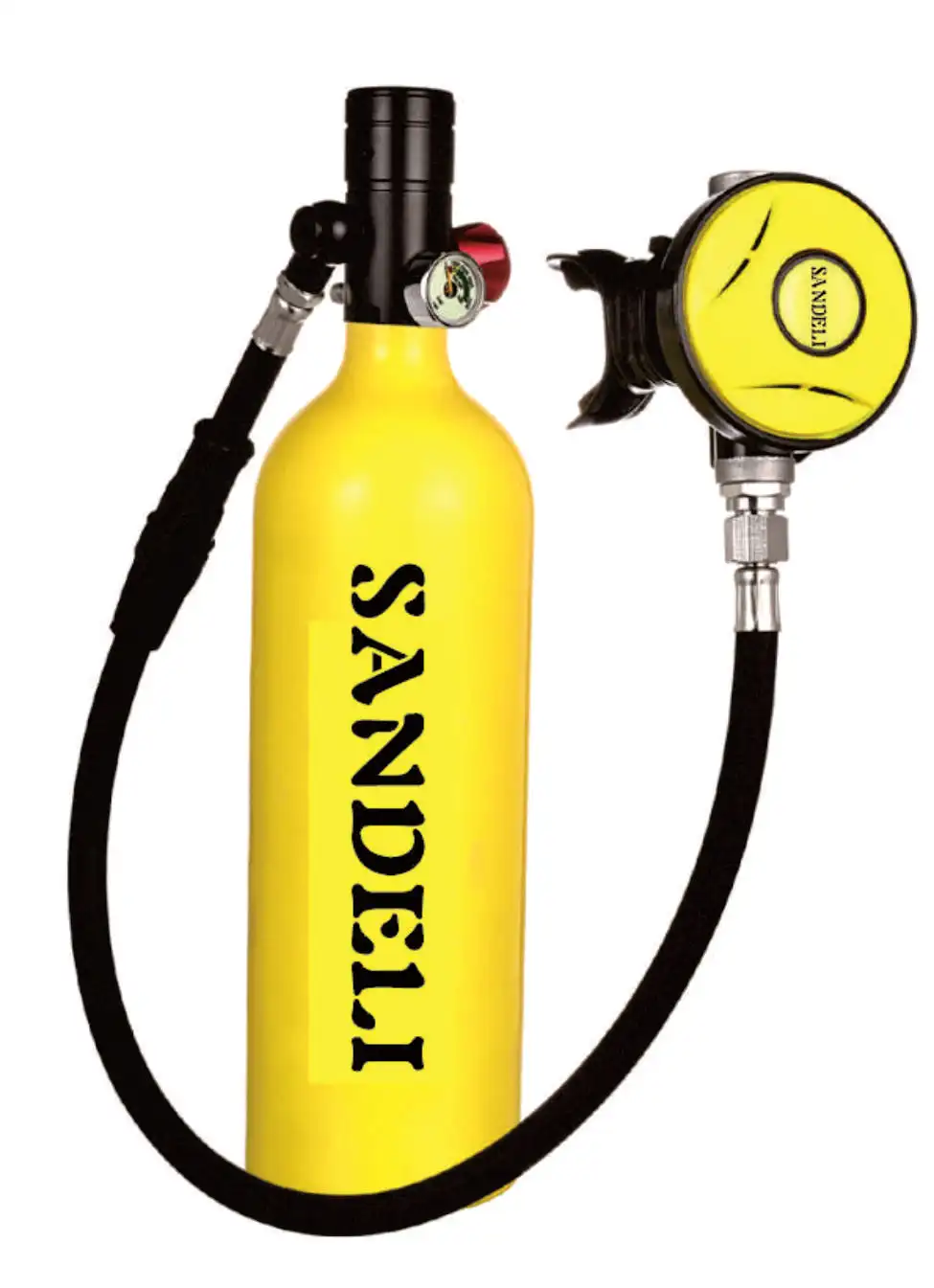 SANDELI  SD-X4000F  1L Aluminium Breathing air Cylinders diving mini air tank scuba