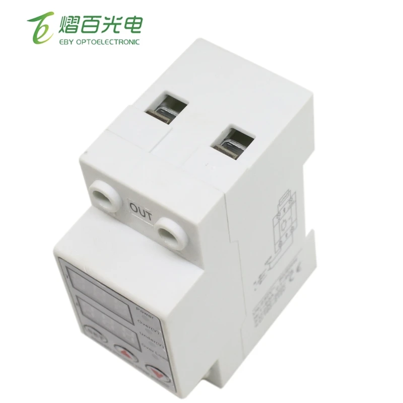 Защитное реле Blusunsolar 1-63 А, 270 в, Din-рейка, регулируемое устройство защиты от перенапряжения и пониженного напряжения, реле TOMZN TOVPD