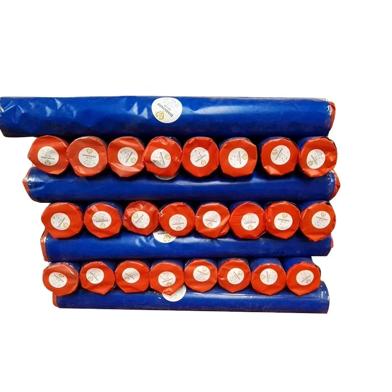 MILLION 2*100M blue and orange 150GSM manufacturer professional poly woven tarp rolls Philippines