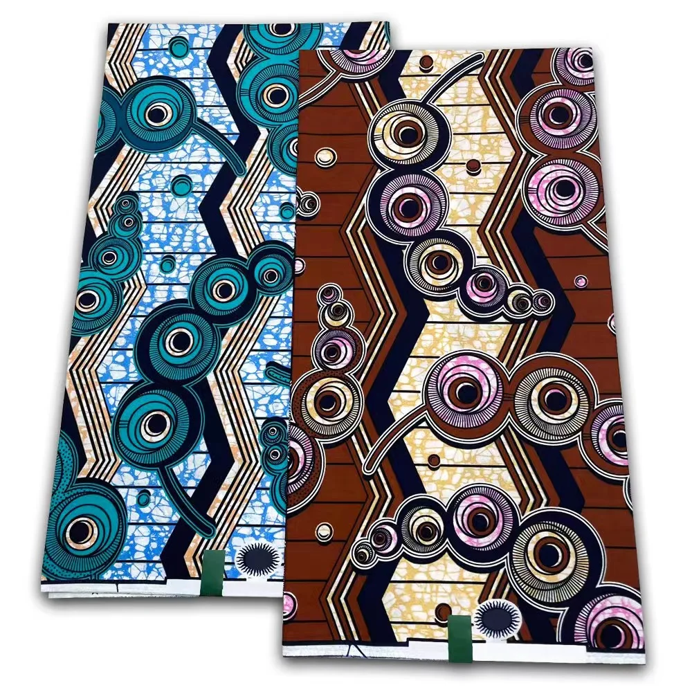 Wholesale 6 Yards 100% Cotton Ankara Wax ankara fabric hot pink ankara fabric 100 percent cotton batik