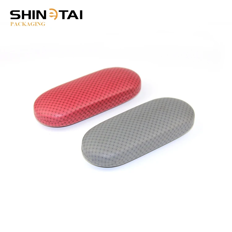Custom Printing Metal Glasses Case Branded Metal Eyewear Box Hard Optical Eyewear Case