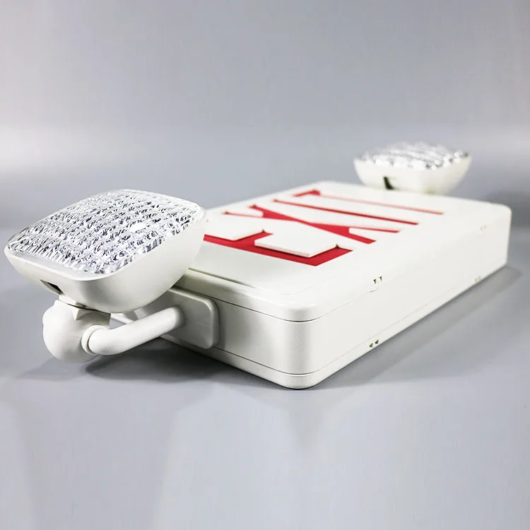 UL approved combo emergency light led exit sign