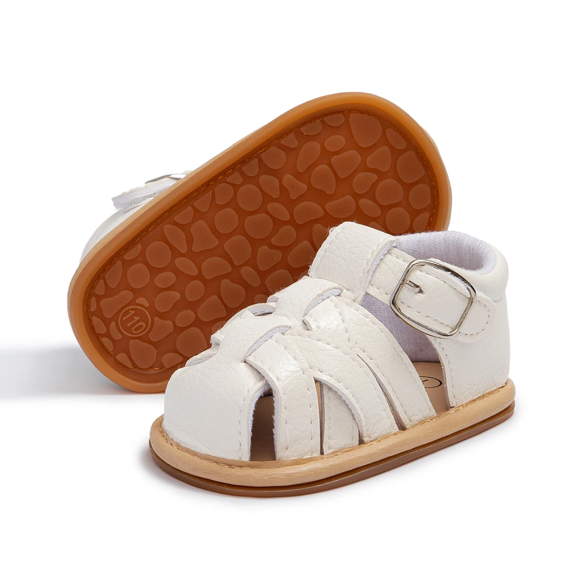 Low Moq Logo Customize High Quality Outdoor Baby Shoes Light Weight Rubber Soft Sole Anti-slip Baby Sandals & Slippers