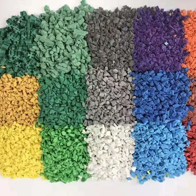 epdm granule Rubber crumb for PU floor artificial Grass playground flooring safety pavement Factory
