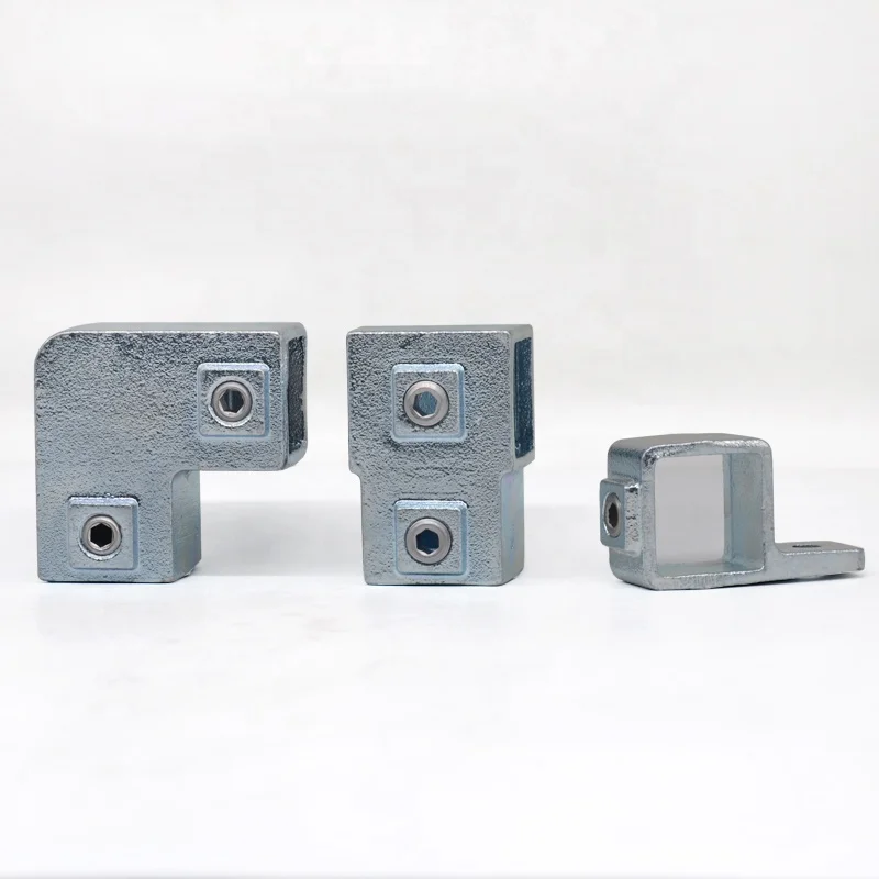 Casting Production Structural Tube Connectors Pipe Fitting Rail Support Key Clamps Fittings