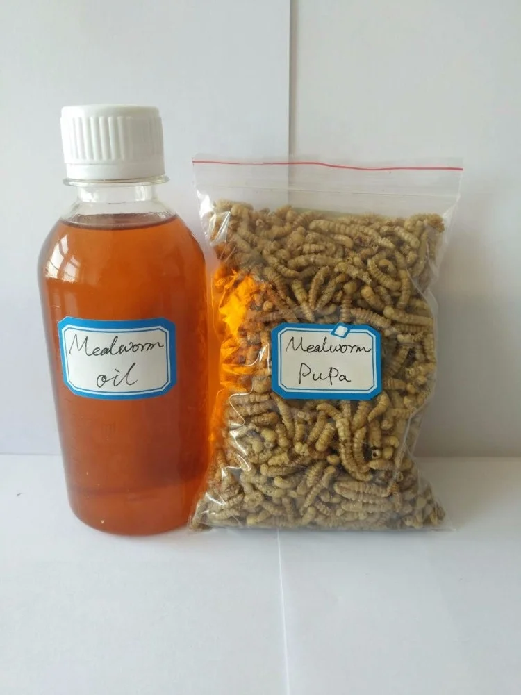 Pure Aquatic Feed Additives Natural Mealworm Oil Fish Meal Additives Insect Oil