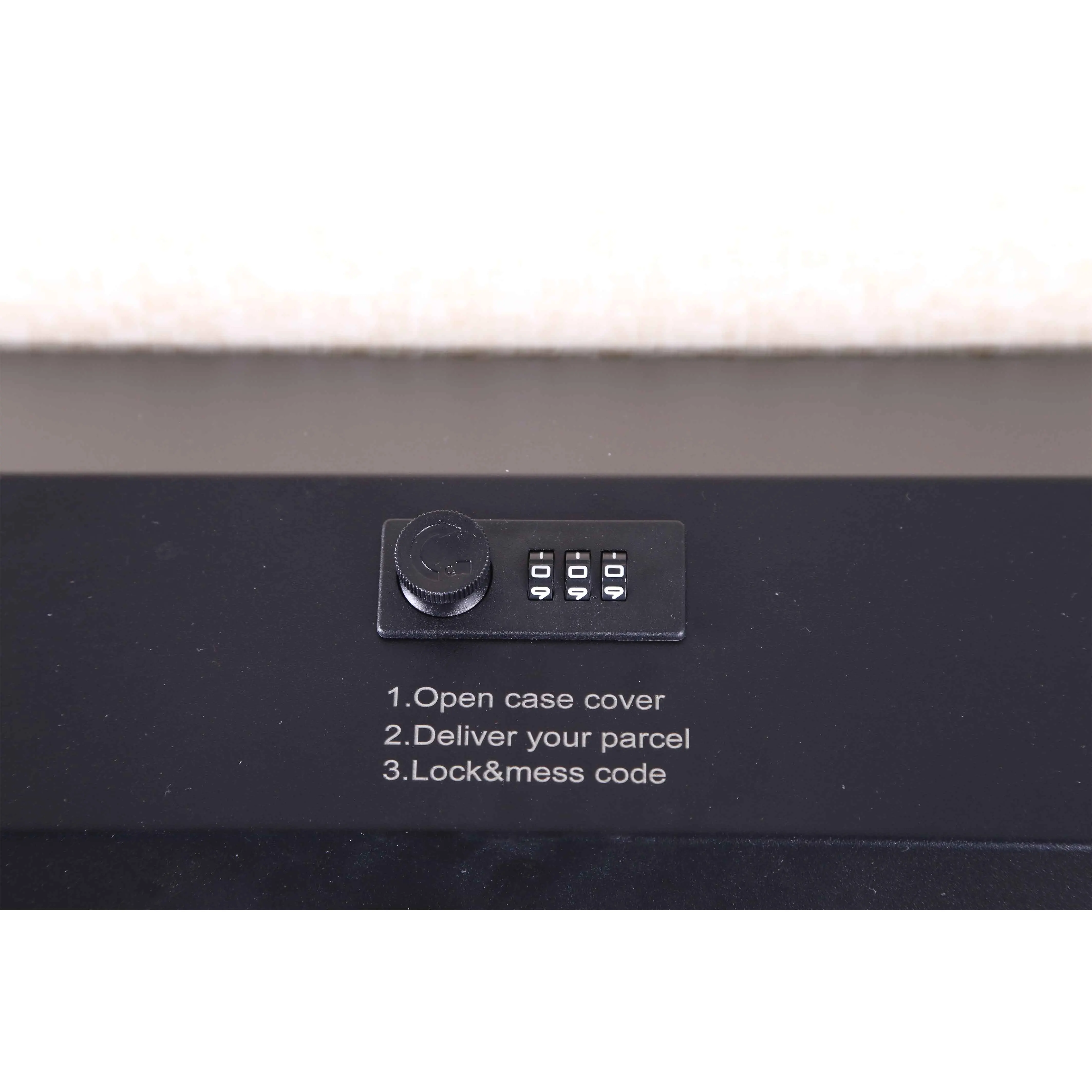 Wall Mount Stainless Steel/ Powder Coating Lockable Parcel With Code Lock Big Capacity Oxford Bag Free Space