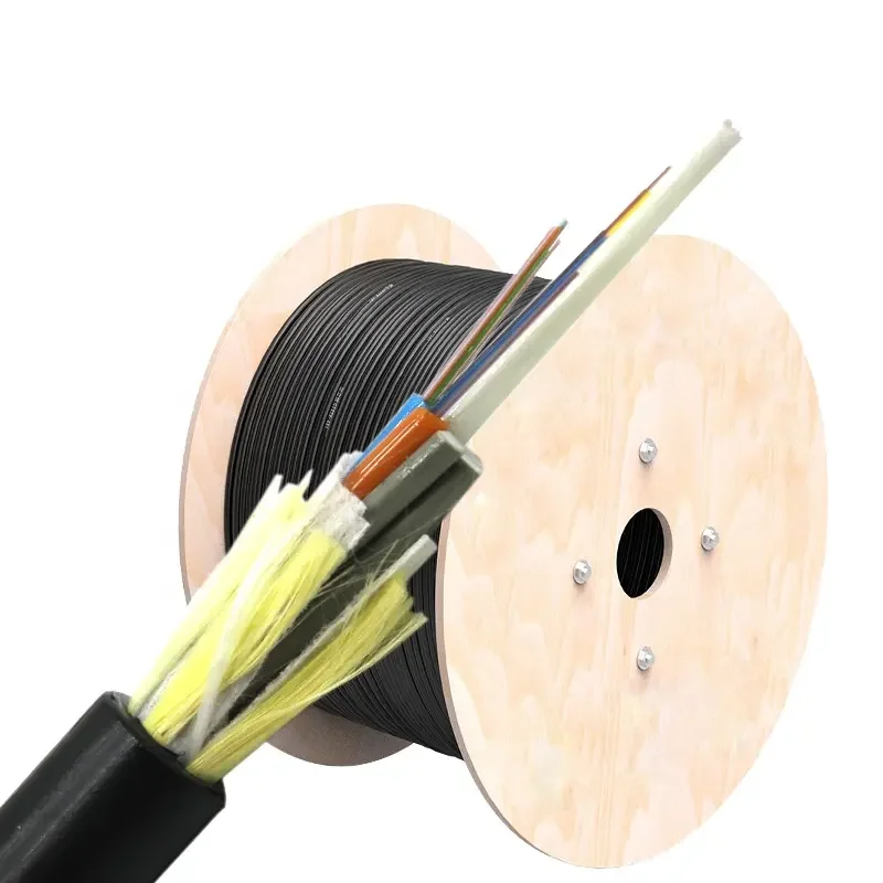 Cable Fibra Optica Adss 24 Hilos Span 100 4Km 24 Core Adss Fiber Cable