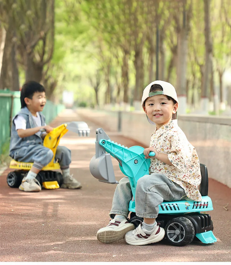 2024 Newest Kids Mini Digger 360 Degree Mini Excavator Toy Excavator Toys For Kids Ride On