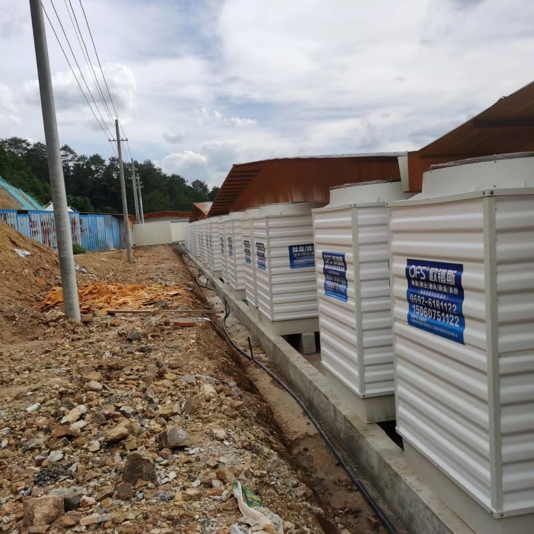 Дезодорирующая система охлаждения для скотоводческой фермы