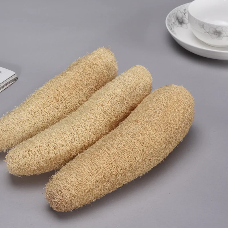 Natural Rectangle Wood Pulp High  absorbent Eco friendly kitchen Loofah sponge