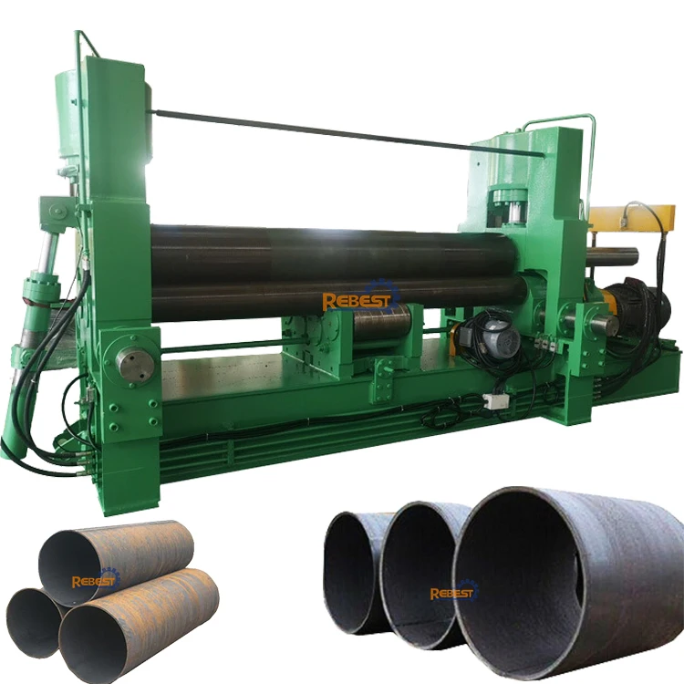 50x3000 W11S Hydraulic Universal Plate Rolling Machine 3 Three Roller Sheet Bending Machine