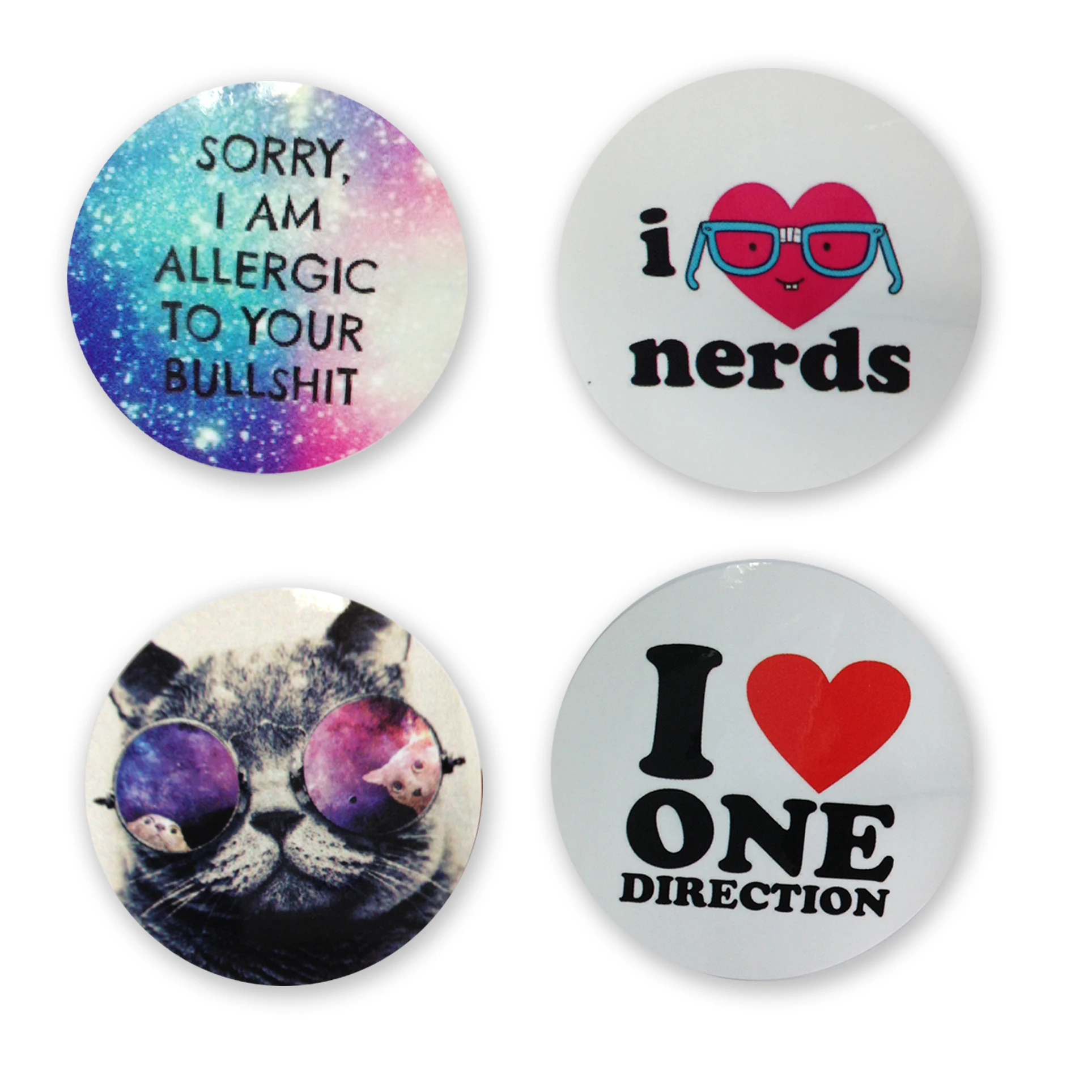 Custom Printing Die Cut Vinyl Sticker Adhesive Waterproof PVC Label Company Logo Design Cartoon Stickers