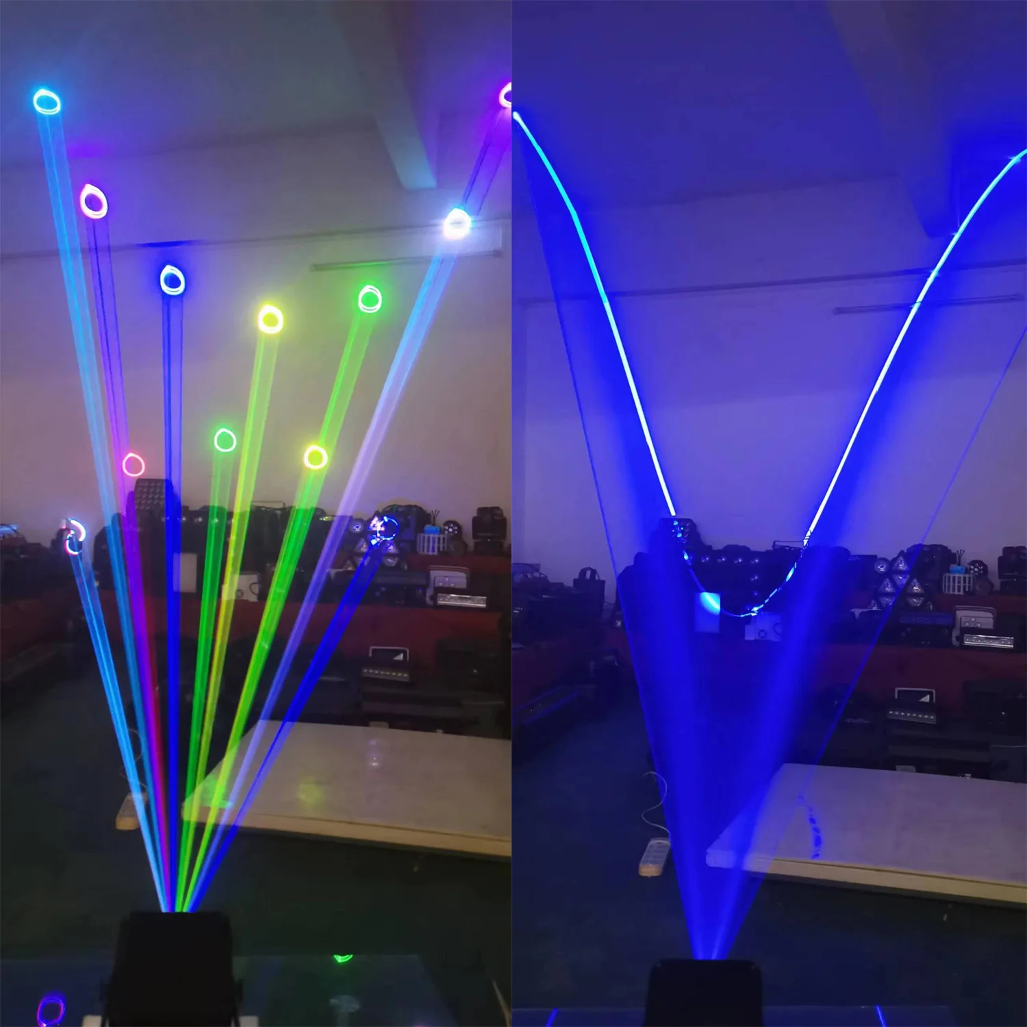 Профессиональная сценическая Дискотека Dj Club Show набор прожекторов 2 Вт RGB полноцветная анимация мультяшный лазерный свет