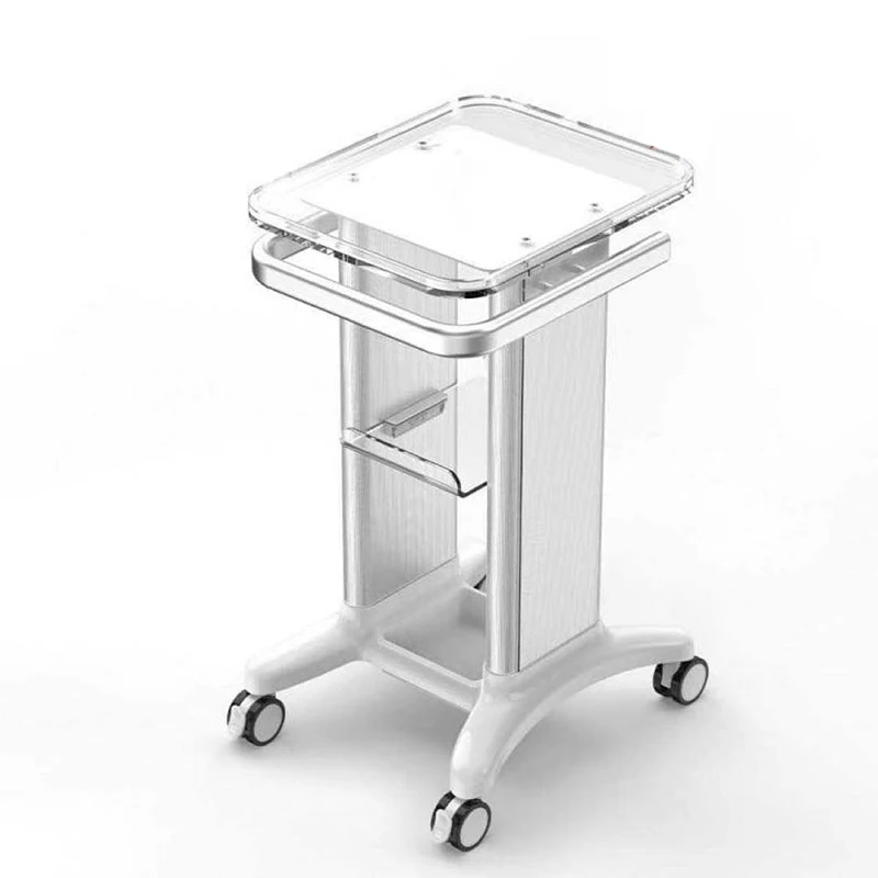 Stylish design dental trolley Mobile medical trolley Nurse trolley with wheels