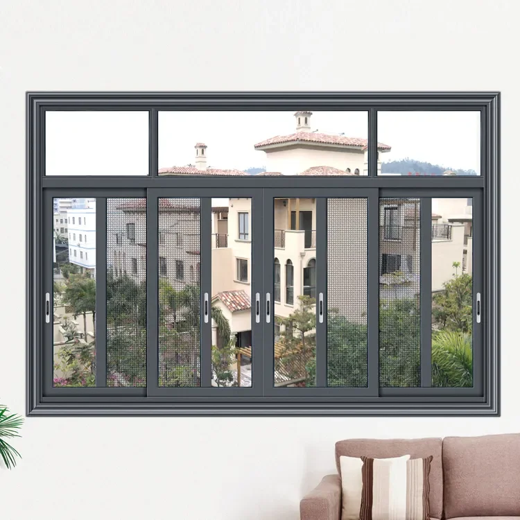 High Quality Double Glazed and Triple Glazed Aluminum Sliding Windows