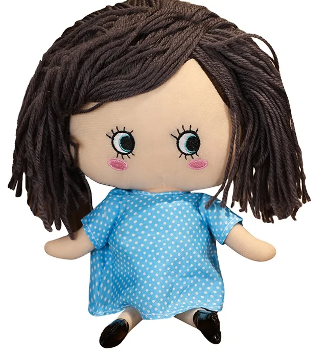 Wholesale Custom cheap plush toy Human Plush Baby Girl Rag Dolls