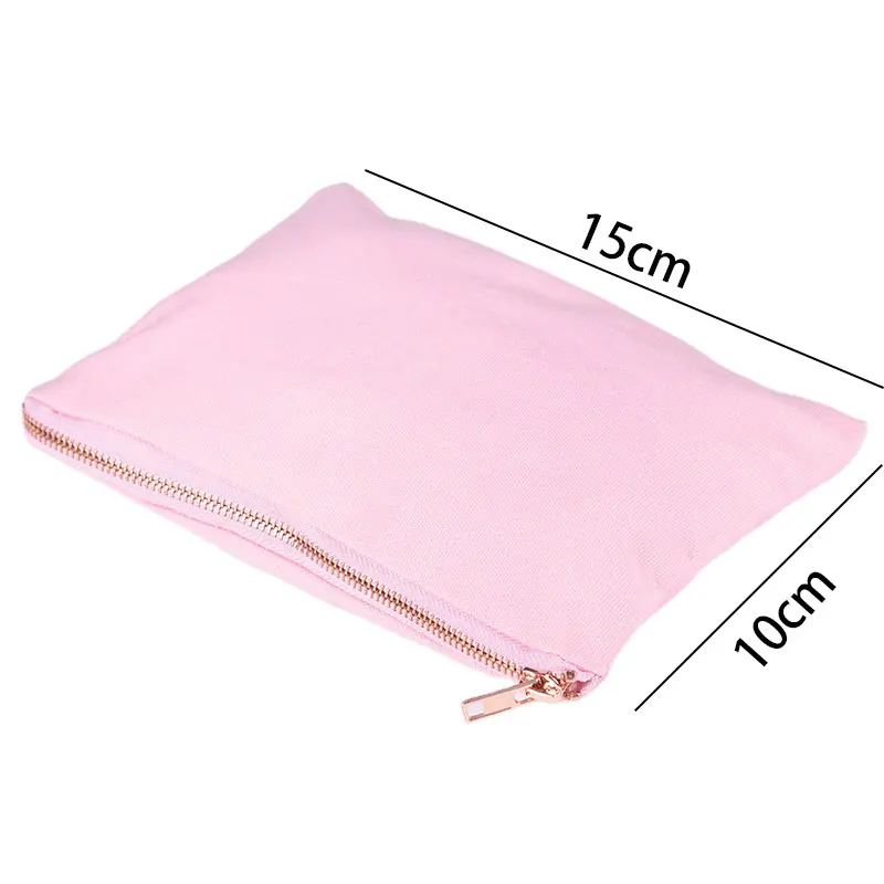 Custom Painting Logo School Kids Pencil Pen Case Pouch Students High Capacity Durable Pink Pencil Pouch Big