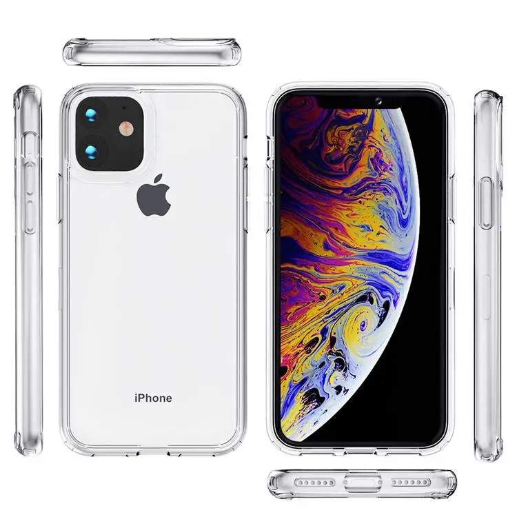  Прозрачная акриловая задняя крышка для iphone 12 pro max 6 7 Женский чехол телефона Mini 11