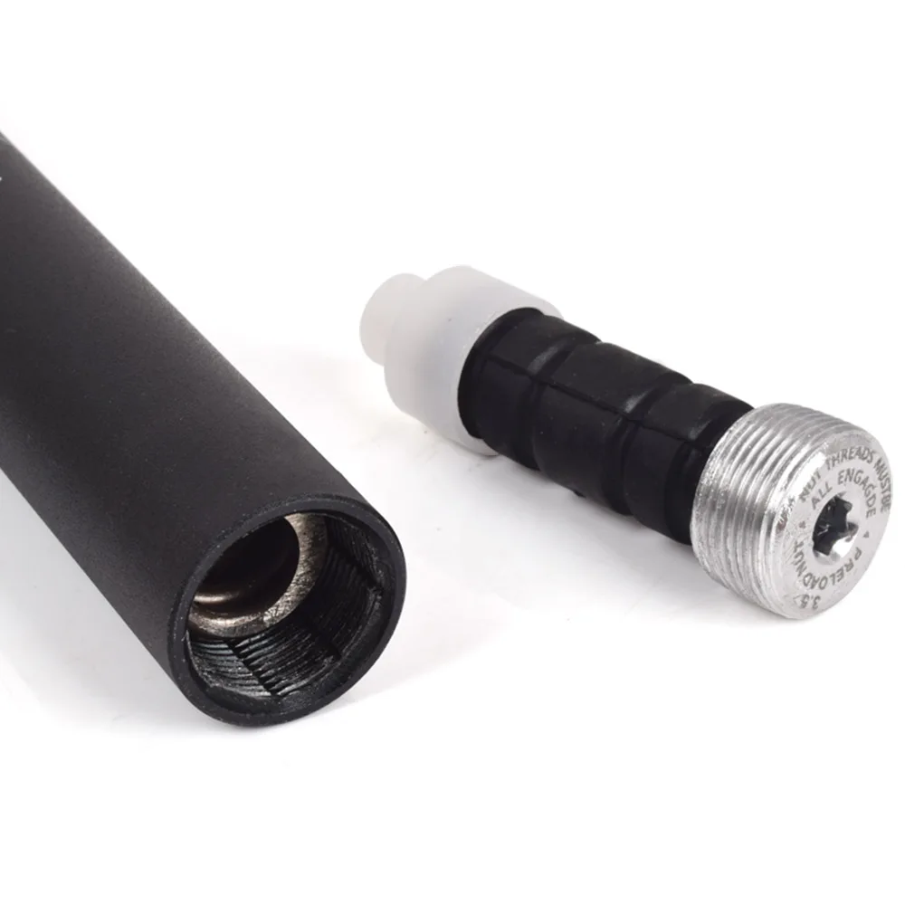 ZOOM Bicycle Seatpost Black Aluminum Alloy 25.4/27.2/28.6/30.9/31.6*350mm Dropper Suspension Seat Post For MTB BMX Road E-Bike