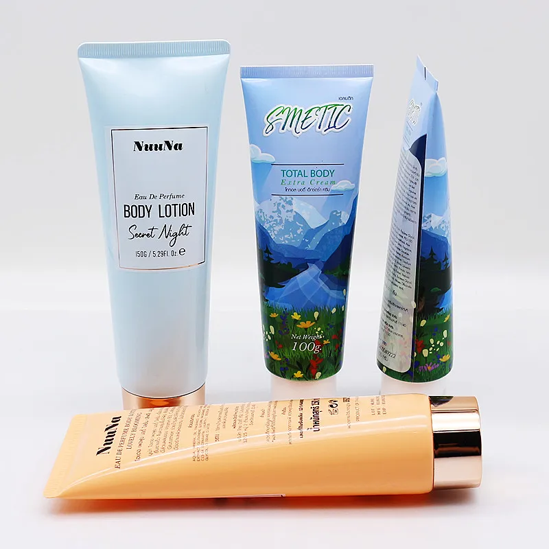 100ml 150ml 200ml 250ml plastic tube/plastic tube packaging/custom plastic packaging