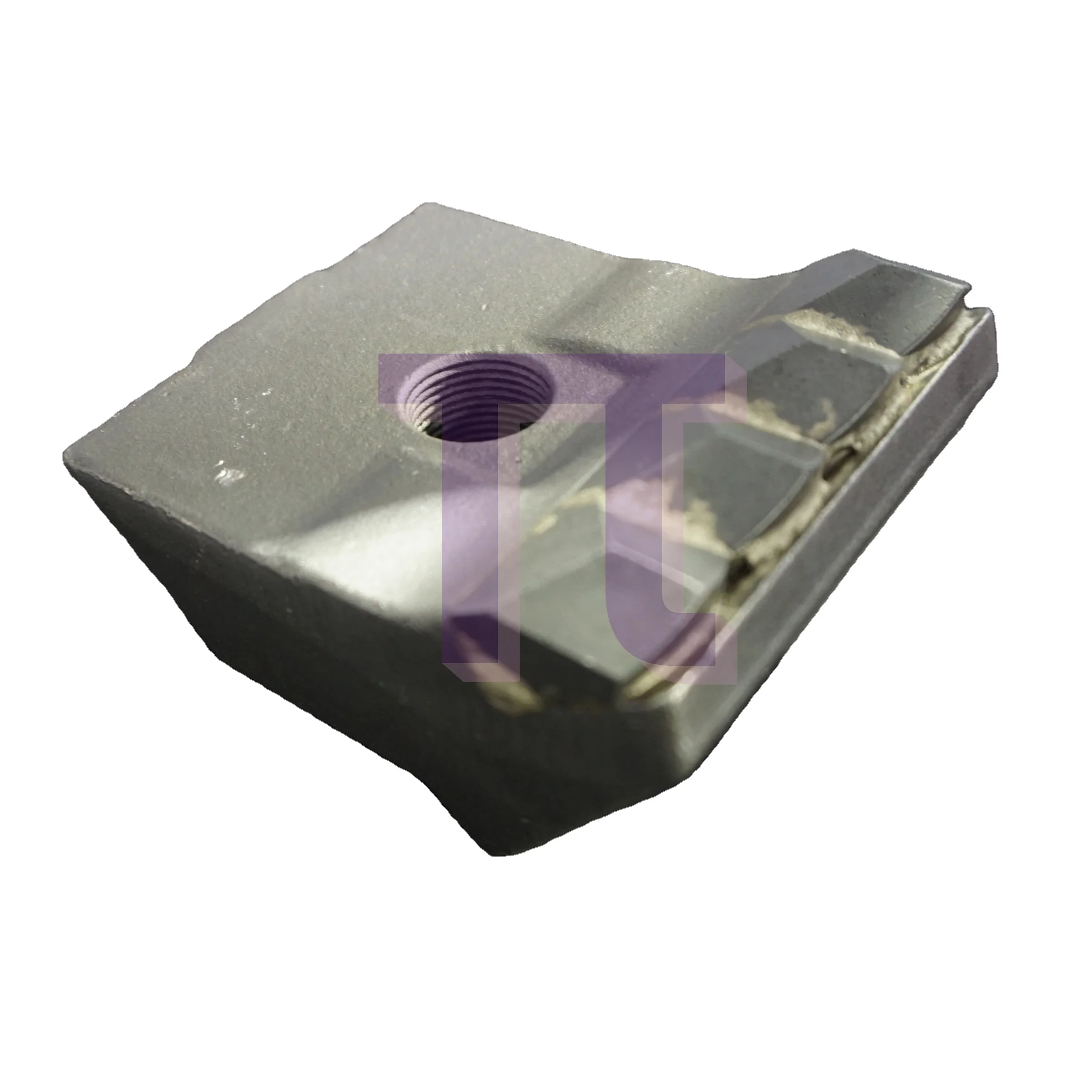 Wholesale forestry mulcher hammer planner teeth FAE mulcher cutters with four carbide tips stone crusher Seppi Mulcher teeth