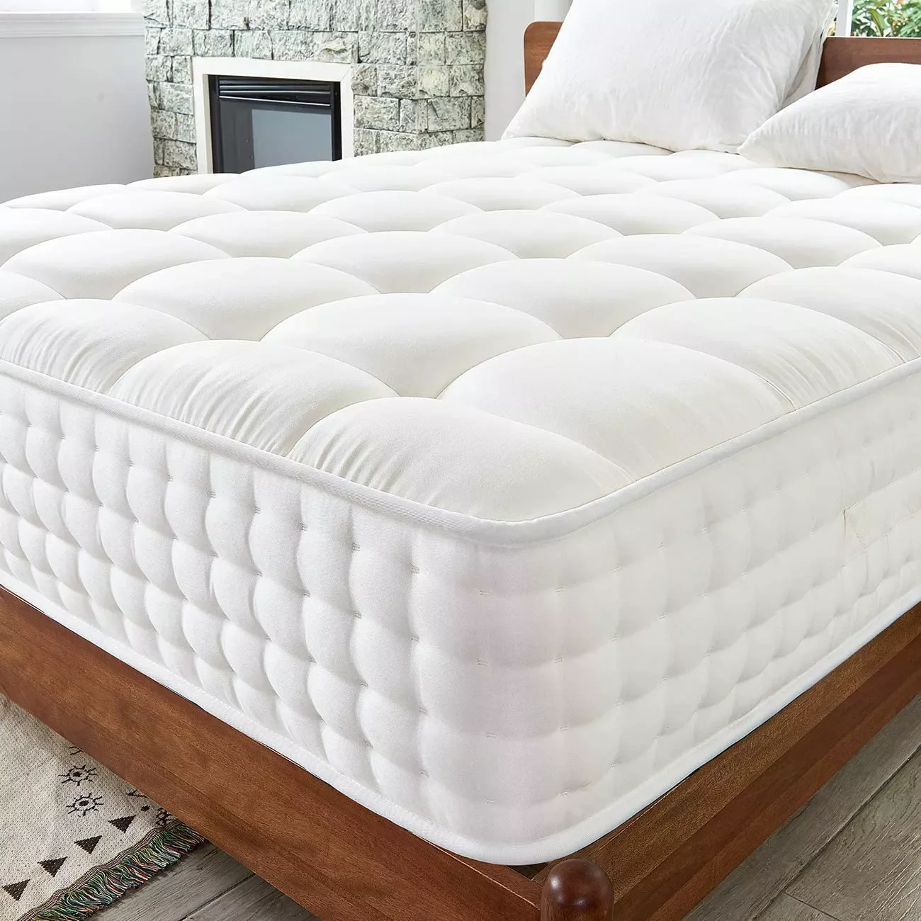 13 Inch compress Roll Up Packing Wholesale Queen King Size Memory Foam Pocket Spring Mattress In A Box