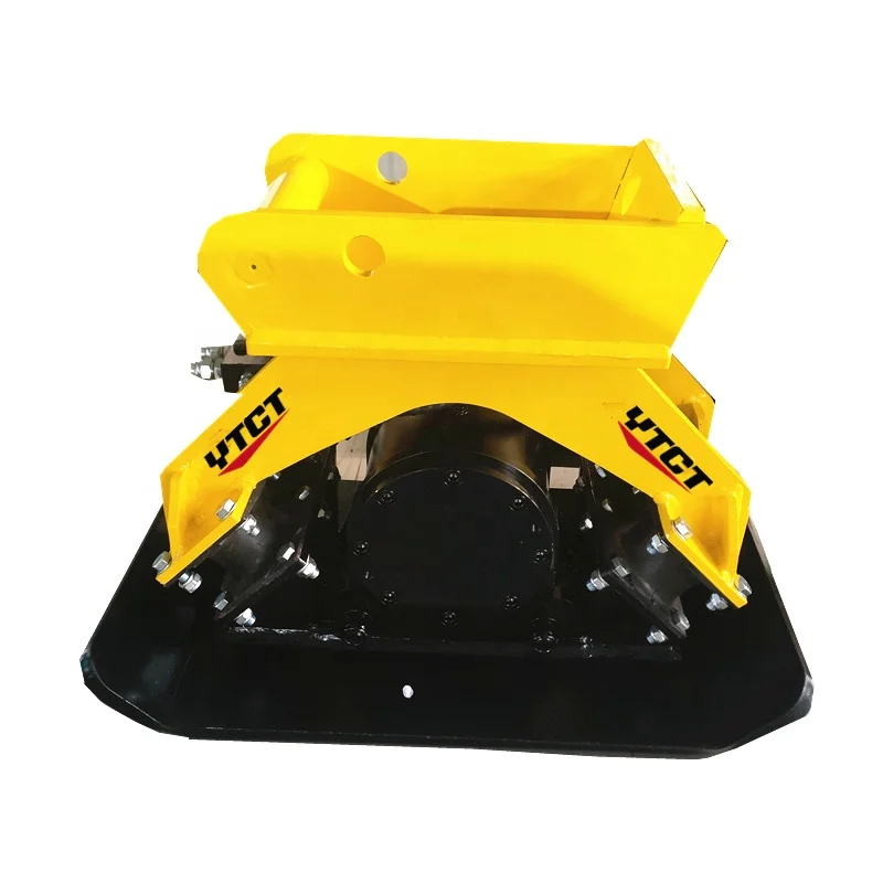 excavator sand construction concrete reversible vibrating vibratory hydraulic plate compactor