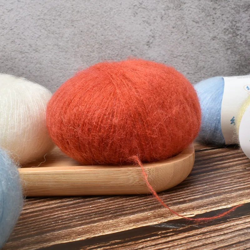 300m 25g Soft Yarn Wool Multi Color Yarn for Crocheting Knit