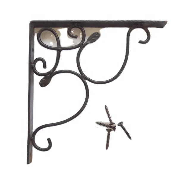 Garden Planter Metal Deck Rail Bracket Pair