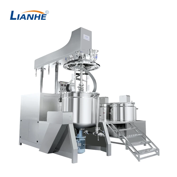 Vacuum Ointment Cosmetic Skincare Cream Paste Gel Shampoo Detergent Stirring Homogenizing Emulsifying Equipment Machine
