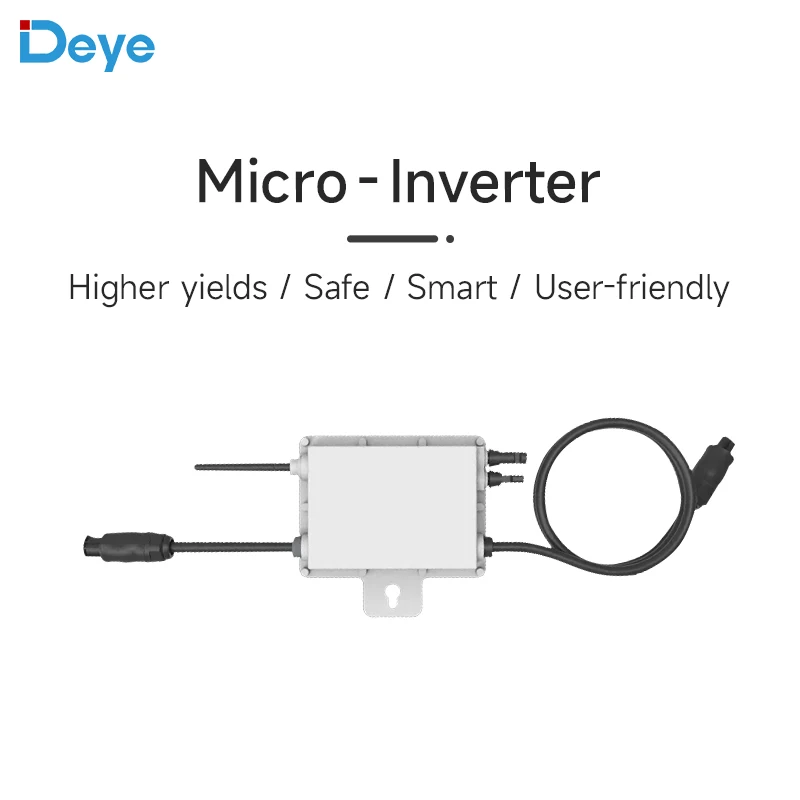 Deye Grid-tied Microinverter 1MPPT Single Phase IP67 300W 500W Micro Inverter