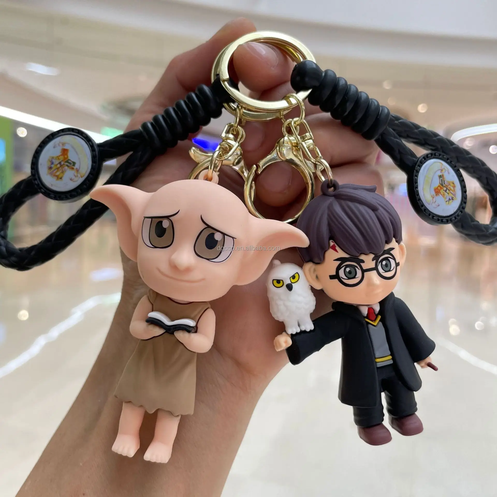 Cute decoration American movies harry figure souvenir 3d harry Character pvc keychain accessories