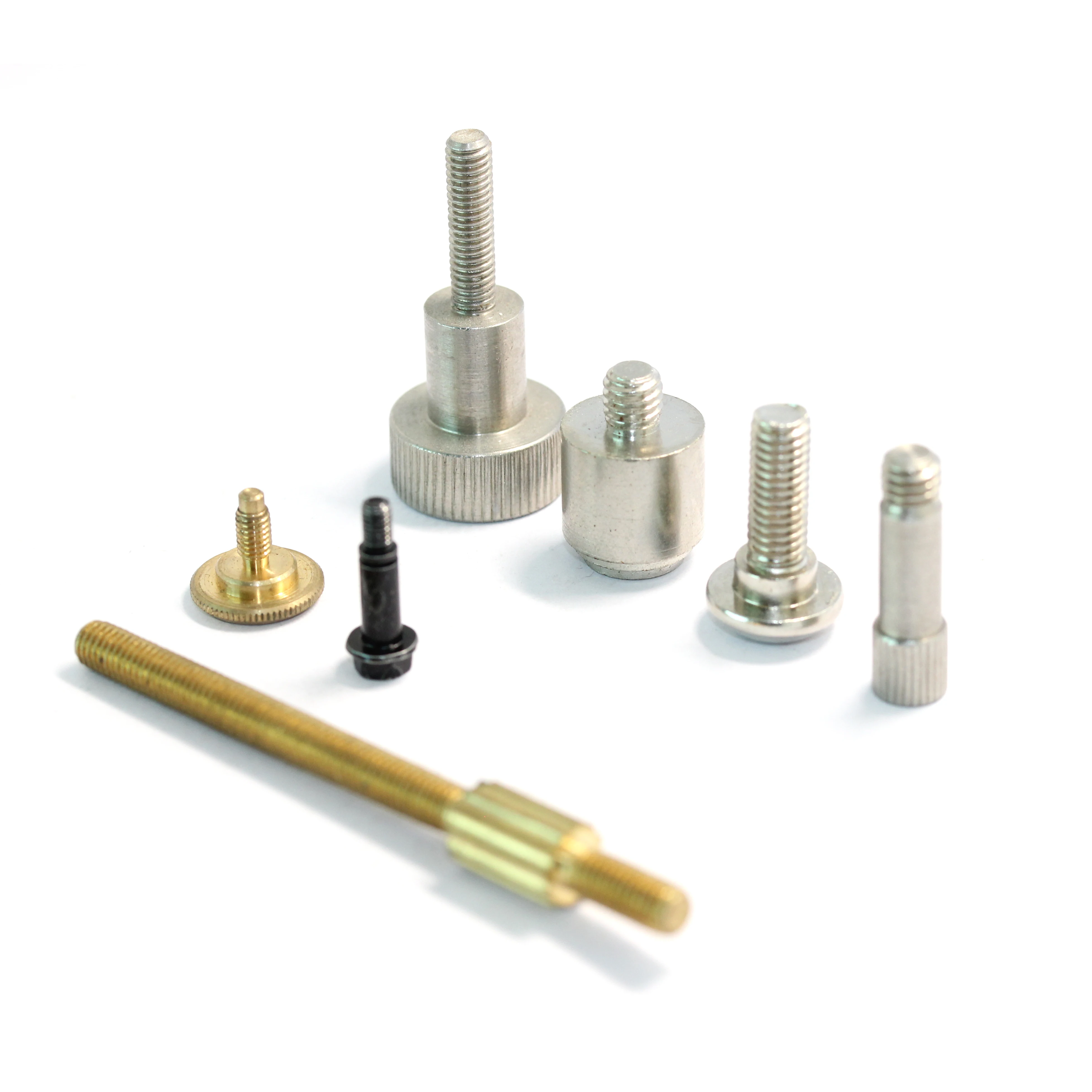 Threaded Knurled Brass Insert For Plastics Round Sleeve Thumb Steel Coupling Straight Screw Copper Nuts