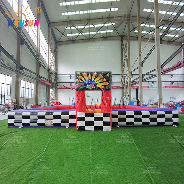 Sport game inflatable interactive game Bumper Car Inflatable Race Arena commercial inflatable games for event