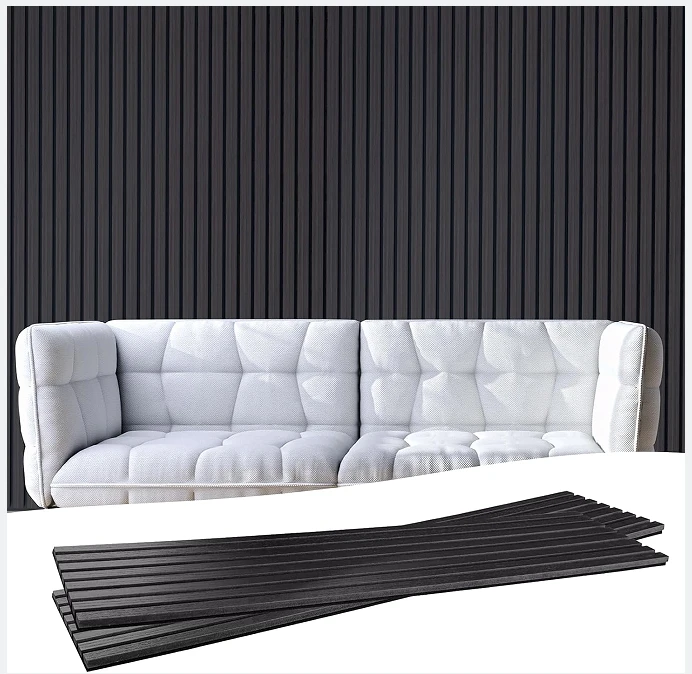 Diffusion Wall Panels, Decorative Sound Proof Panels for Home Office Studio Room Wood Acoustic Slat Panels