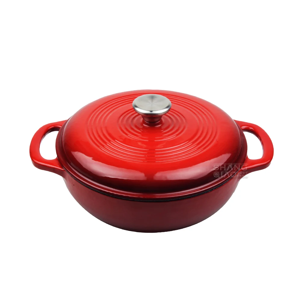 Лучший большой мастер-класс посуда премиум-класса новая мини-чугунная кастрюля Голландская