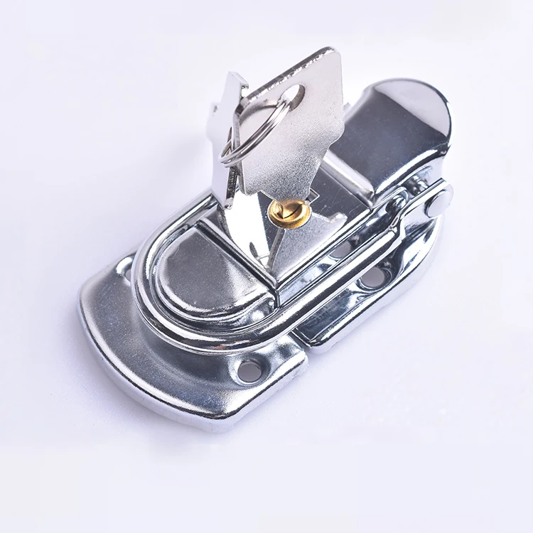 Guitar case closure latch; make up case latch