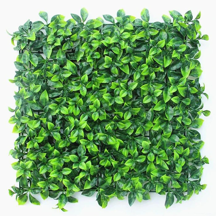 Wholesale New PE Faux Boxwood Topiary Hedge Plant Wall Panel Artificial Green Grass Wall For Vertical Garden