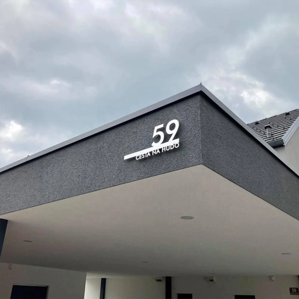 Metal House Number Signs Outdoor Address Street Number Address Numbers for House