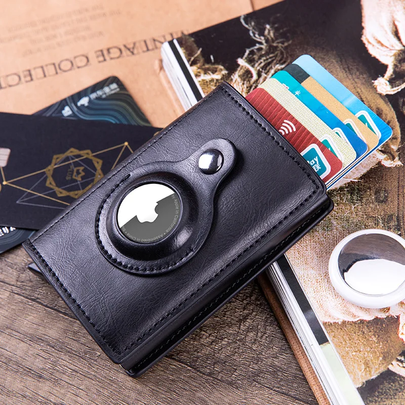 Customized Professional Pu Leather Wallet Men pop up Credit Card Holder Leather Wallet Rfid Leather Wallet