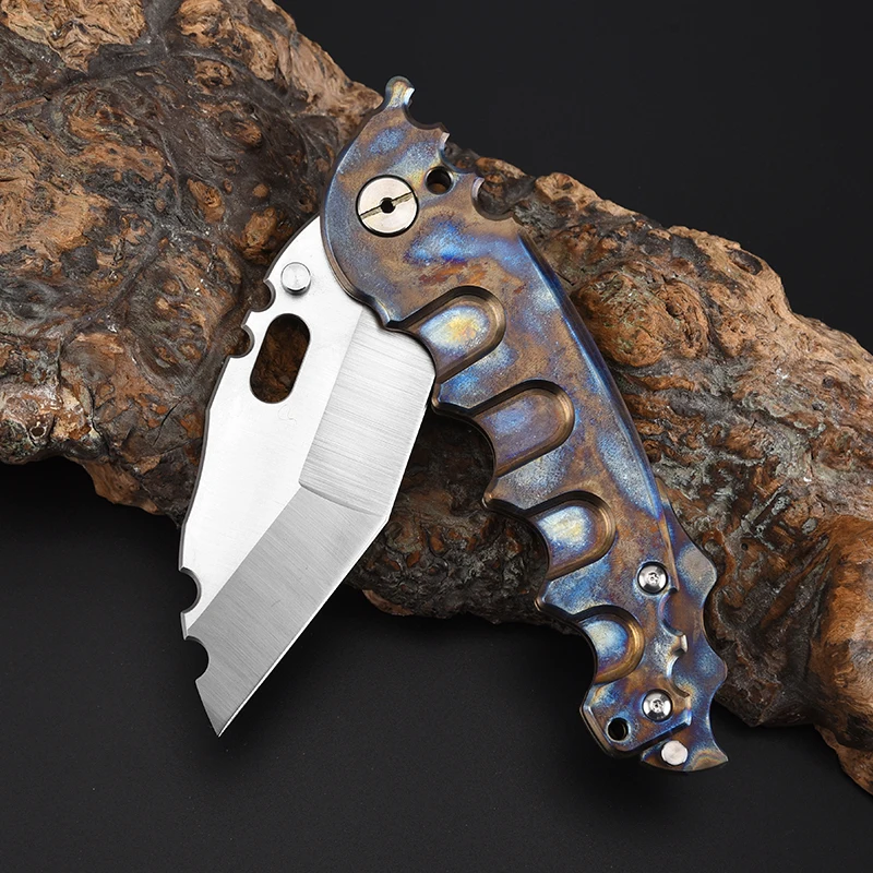Best High hardness material D2 mens hunting survival folding tactical pocket knife wholesale