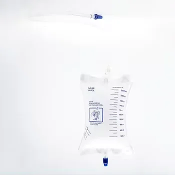 Hospital consumables 1000ml 2000ml sterile urine collector bag medical pvc urine collection bag disposable urine bag