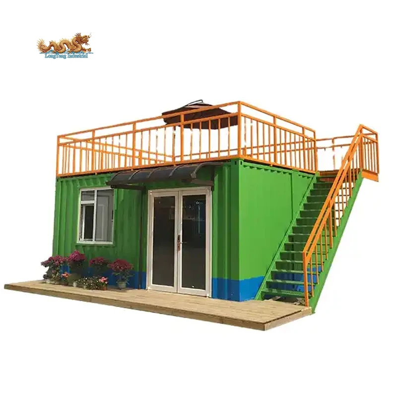 Низкая цена, роскошный двухэтажный 20-футовый контейнер для перевозки грузов, 20 футов, расширяемый контейнер, крошечный дом для продажи