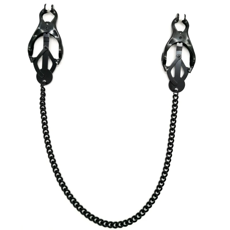 Butterfly Chain Nipple Clamps BDSM Sex Toys For Women Nipple Stimulate Couple Flirting Sex Toy