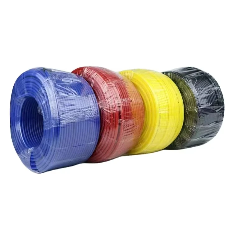 Water Purifier Fittings Hose 1/4 Inch Multi Colors Food Grade PE Pipe Red Black Yellow Blue White for Water Treatment Appliances