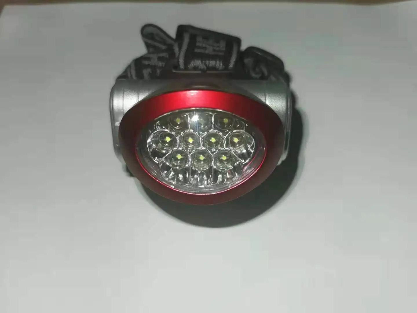 NPOT Rugged Oval Headlamp Portable Head Hiking Spelunking Lamp Flashlight Lightweight Durable Headlight for Outdoor Activity