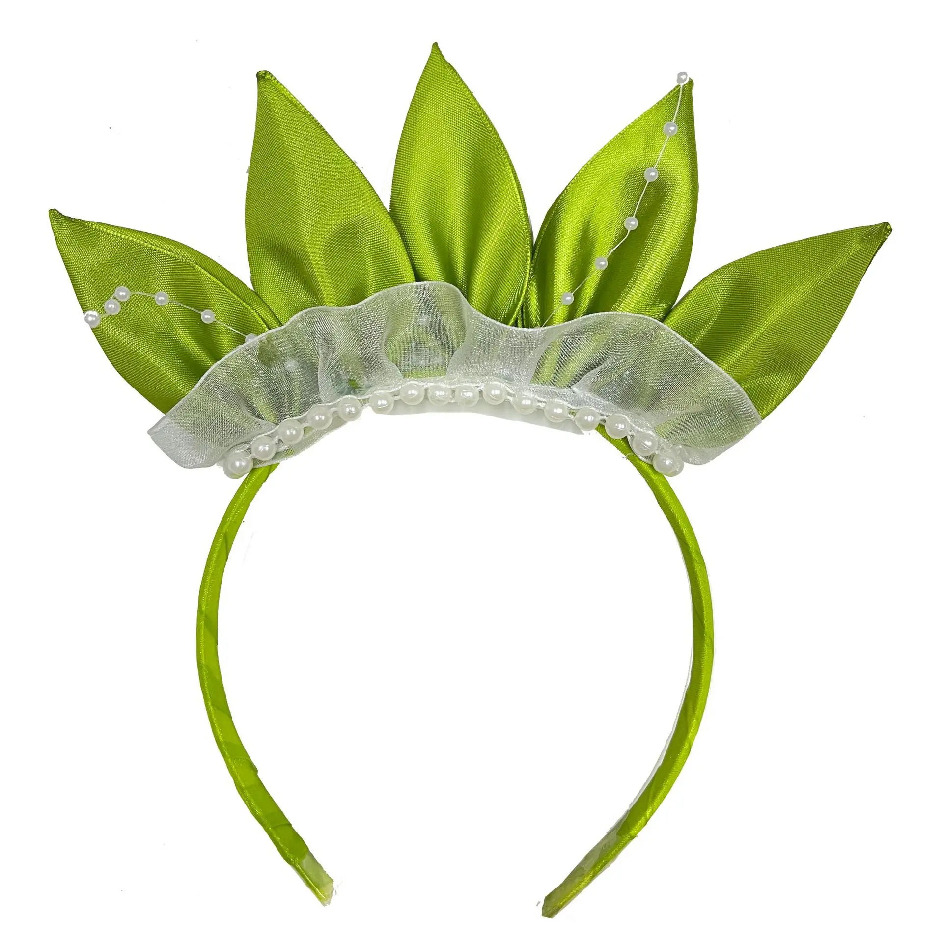LP Princess Tiana dress accessories set Halloween cosplay Girl dress Frog Princess Crown necklace set