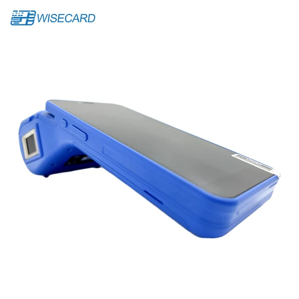 Wisecard Android 12 Handheld POS Terminal with Touch Screen Built-In Thermal Printer NFC Card Reader