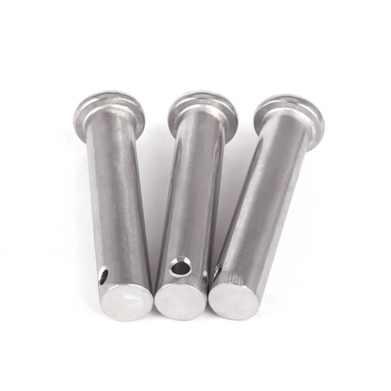 Wholesale Price A2 A4 Clevis Pin With Flat Head Stainless Steel Threaded Clevis Pins With Hole